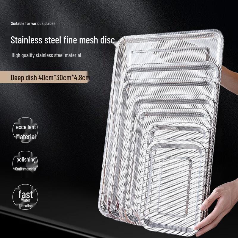 Jiwanggu Korean Style Perforated Stainless Steel Tray