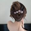 Elegant Large Simulation Pearl Hair Clip Clamp For Women New Vintage Twist Hairpins Hairgrip Barrettes Girls Hair Accessories Headwear