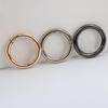 Metal Round Single Ring Buckle Hook Keychain - Bags & Luggage Accessories