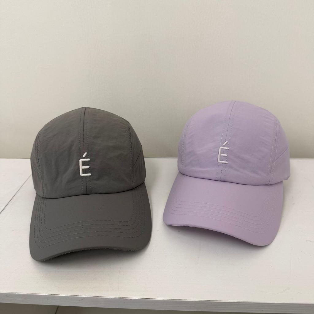 E Letter Embroidery Thin Drawstring Quick-drying Baseball Cap Men's and Women's Spring and Summer Outdoor Sports Sunshade Cap