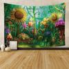 Fairy Tale Forest Tapestry Wall Hanging Fantasy Magic Mushroom Aesthetic For Kids Girls Bedroom Living Room Dorm Party Decor