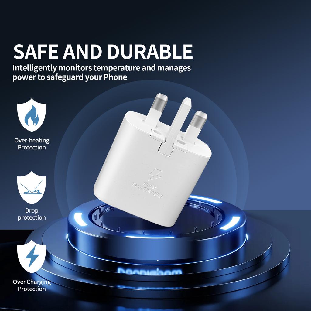 PD 25W Type C Fast Charger Adapter For Samsung