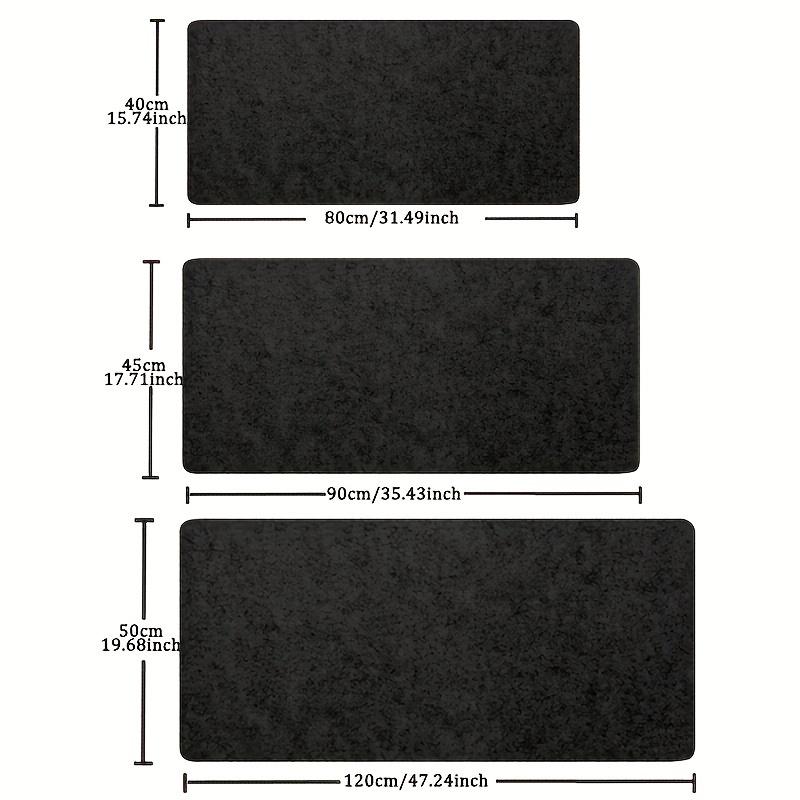 

Премиальный игровой коврик для стола, многоразмерный коврик для мыши из войлока, офисный коврик-протектор для компьютерного стола, нескользящий коврик для клавиатуры 80x40 cm темно-серого