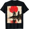 Samurai Frog Japanese Funny Vintage Ukiyo-e Art T-Shirt