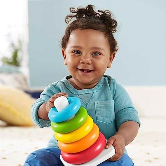 Fisher Price Yuralin Tower (Eco) BabyToddler Toy EducationalLearning From 6 Months Colorful GRF09