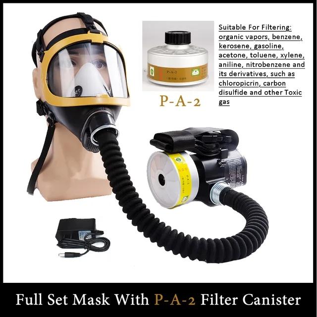 

Креативный полнолицевой респиратор с электрической подачей воздуха для плотника, полировки, ежедневной защиты от дымки, безопасности труда