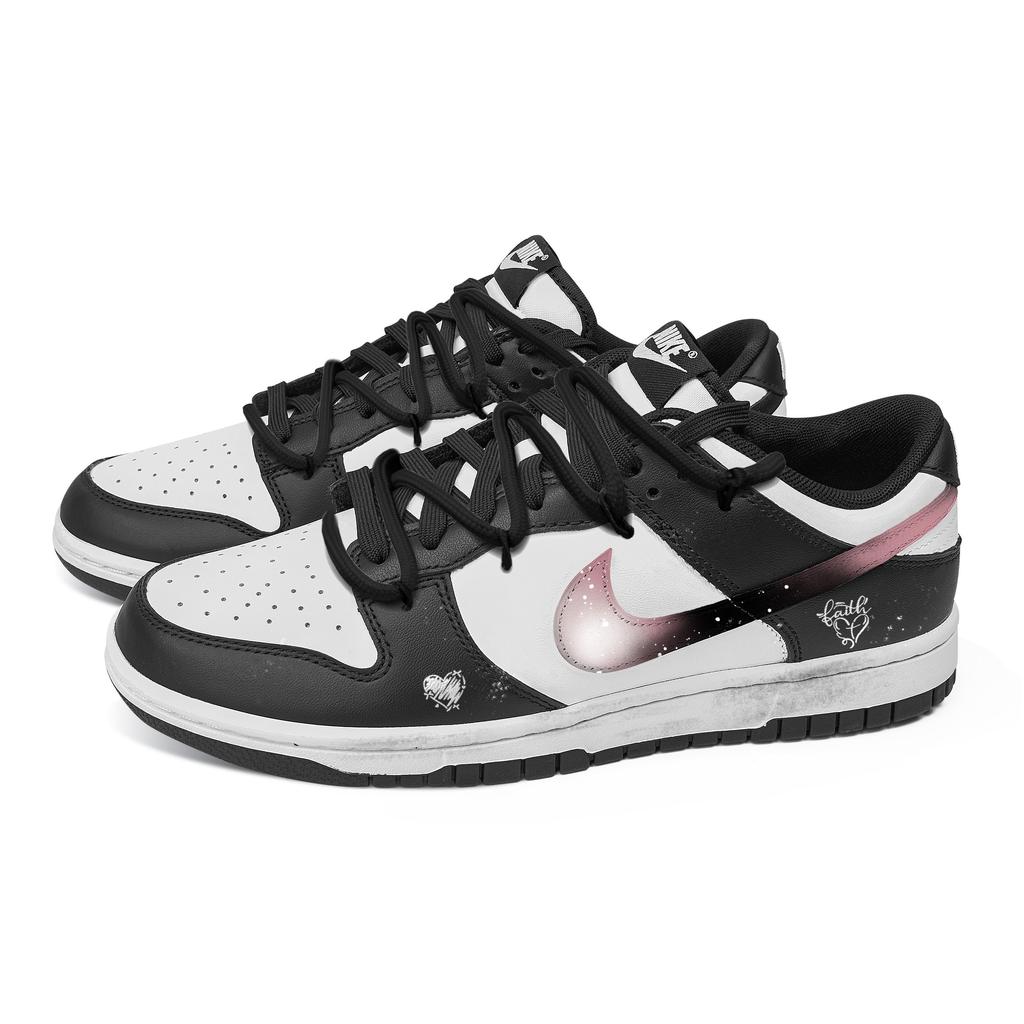 Nike Dunk Encounter Abrasion Resistant Abrasion Resistant Low Top Skateboard Shoes Unisex Black Pink DD1391-100(Team529-)