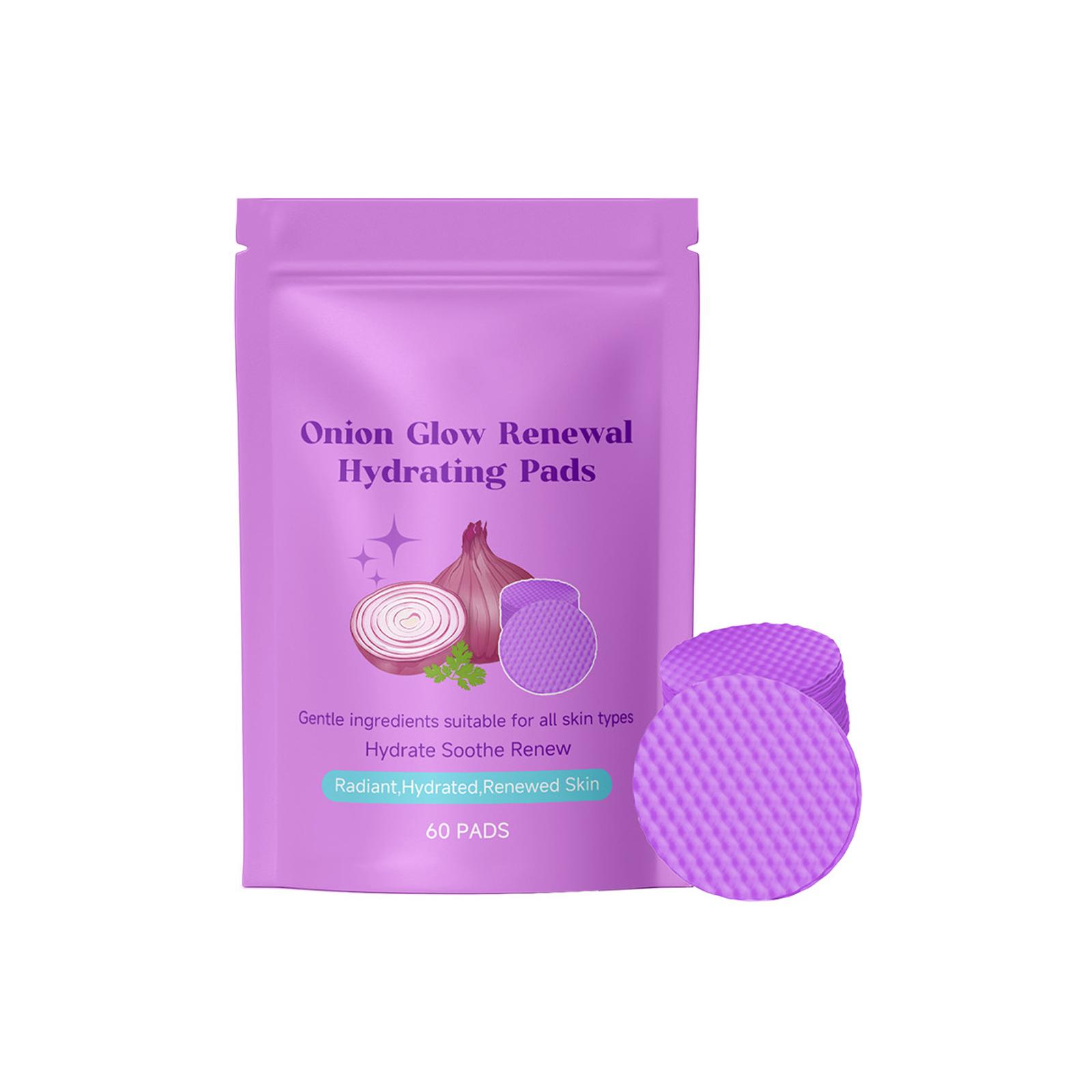 

Glow Hydrating Pads Helps Balance Skin Oil And Water Hydrating Remove Excess Keratin From The Body S Skin(60PC/30ml) рожевий