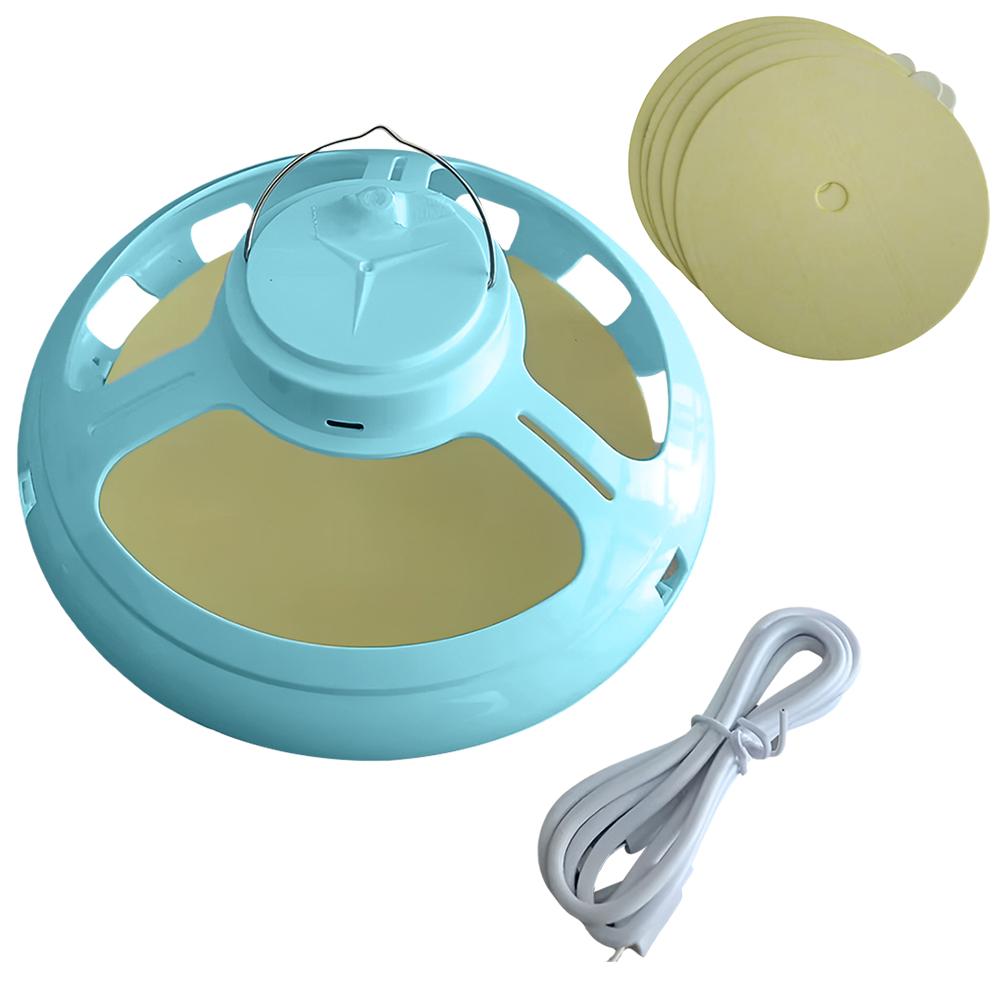 Pest Control Killer with 5 Sticky Pads USB Rechargeable Pest Control Flea Catcher Multifunctional for Bugs Moths Gnats