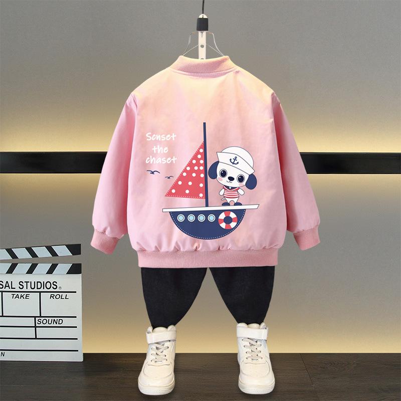 1-6 Años Chaqueta Nueva para Bebés Niñas y Niños Libélula Primavera y Otoño Abrigo Trench de Princesita con Capucha Cremallera Moda Ropa Exterior para Bebés