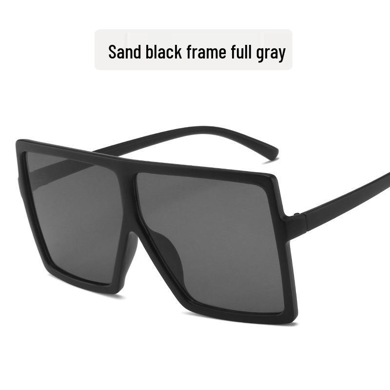 Stylowe Damskie Okulary Przeciwsłoneczne w Kwadratowej Oprawce z Metalowymi Zawiasami - Modny Europejski i Amerykański Design
