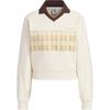 Originals Color Block Comfortable Casual Pullover Long Sleeve Sweatshirt Women Sweatshirt White JC6852