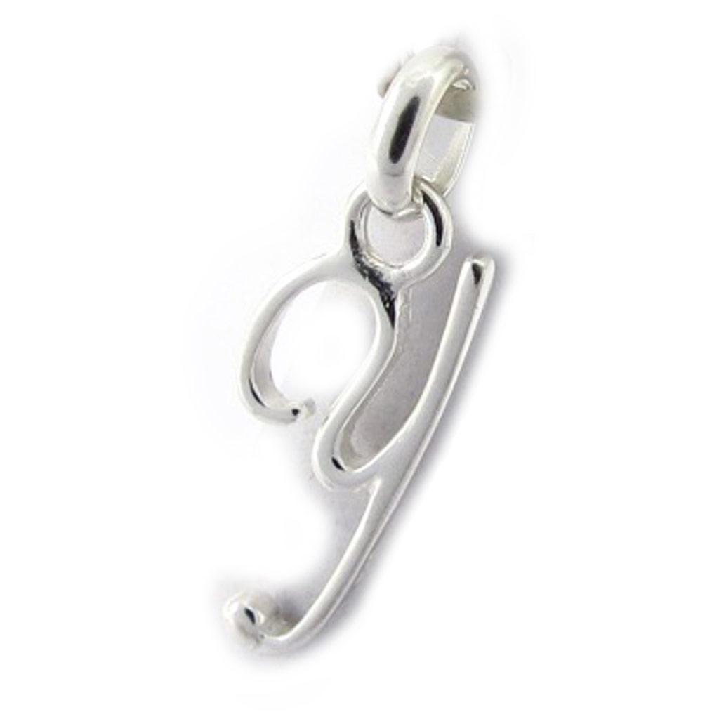 Les Trésors De Lily [K3653] - Silver Pendant 'Letter Y'