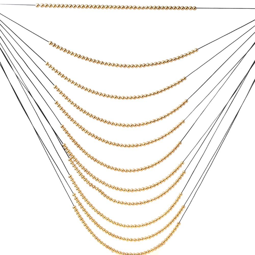 Boho Beaded Waterfall Necklace Layered Multilayer Imitation Pearl Necklace  Wedding Jewelry