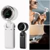 Portable Mini Handheld Fan - 5-speed Turbo Usb Rechargeable, Foldable Bladeless Pocket Fan With Large Battery For Outdoor/travel