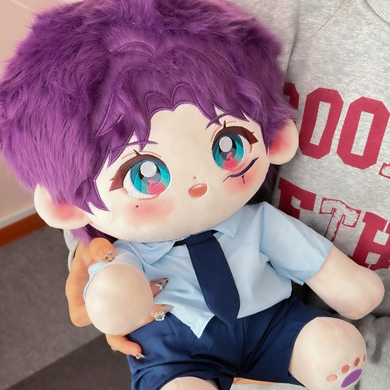 40cm Amour Et Espace Profond Zayne Cosplay Doux Posture Assise Poupée Peluche Corps Change Vêtements Oreiller Jouet Rempli Adorable Cadeau
