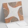 Decor PVC Wall Tiles With Pattern For Room Pattern With Circles And Waves 20x20x20 Cm