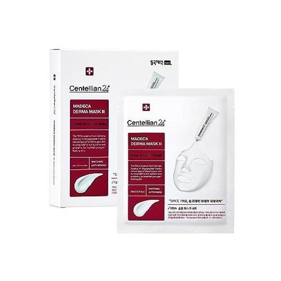 Centellian24 Madeca Derma Mask III Intensive Formula (10 Sheets) Serum Moisturizing Moisture Care Hydrating Skin Texture Low Irritation