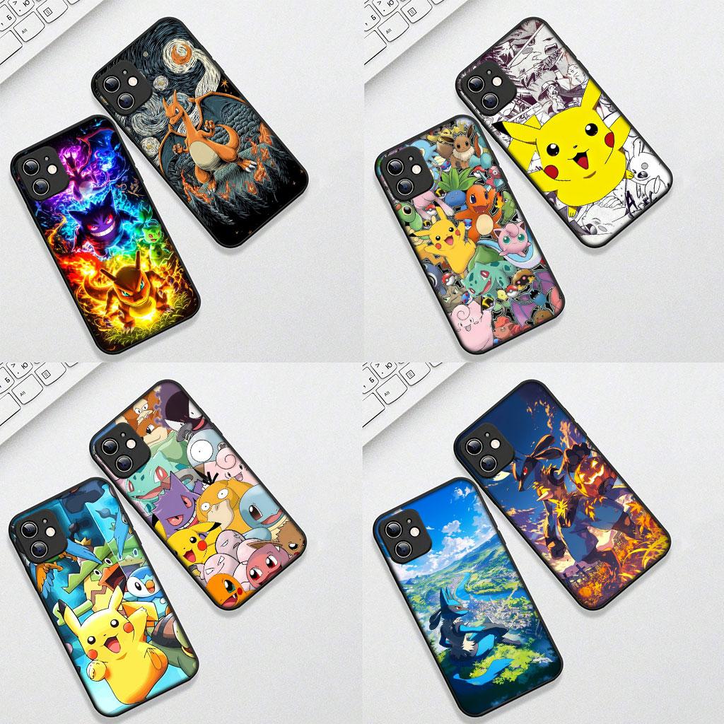 Cover for Motorola Moto G86 G14 G35 G34 G45 G55 G64 G75 G85 G24 G15 G54 G57 Power Case Cute P-Pikachus Charmander P-Pokemons
