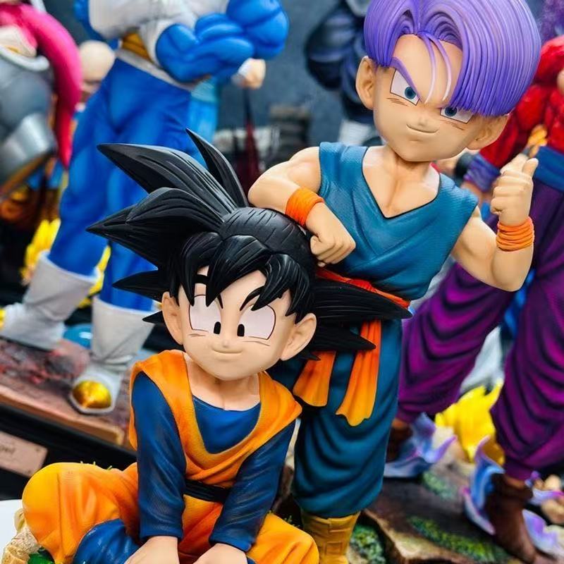 Drogan Boll Z Son Goten Trunks Figure Super Saiyan Action Figures Pvc Statue Collection Model Toys Gifts