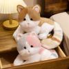 Cute Cuddly Truffle Cat Plush Toy Lifelike Stripe Cat Stuffed Doll Sleep Companion Pillow Comforting Birthday Gift for Girls