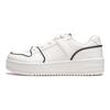 Li Ning Cheese Slip Resistant Abrasion Resistant Low top Skateboard Shoes Women's White Black AGCU104-1