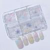6 Grids Nail Art Decorations Bow Flower Nail Charms Cute Bow Flower Nail Charms  DIY Maicure