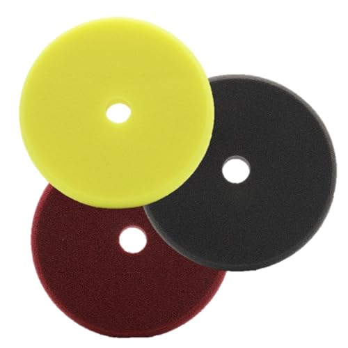 

[NEXSTAGES] Полировальный пад Бафф Уретановая губка Набор из 3 штук 150 мм Сверхтонкий Тонкий Средний Набор Полировка автомобиля (Набор из 3 шт.) [Параллельный импорт]