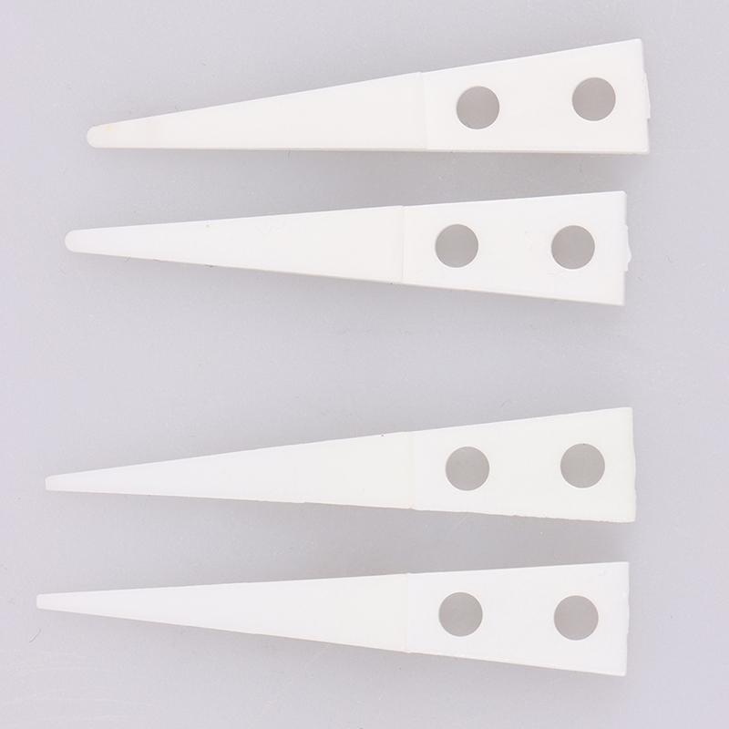 2Pcs Insulated Straight Curved Tip Anti-Static Ceramic Tweezers Electronic Industrial Ceramic Tweezers For Industry