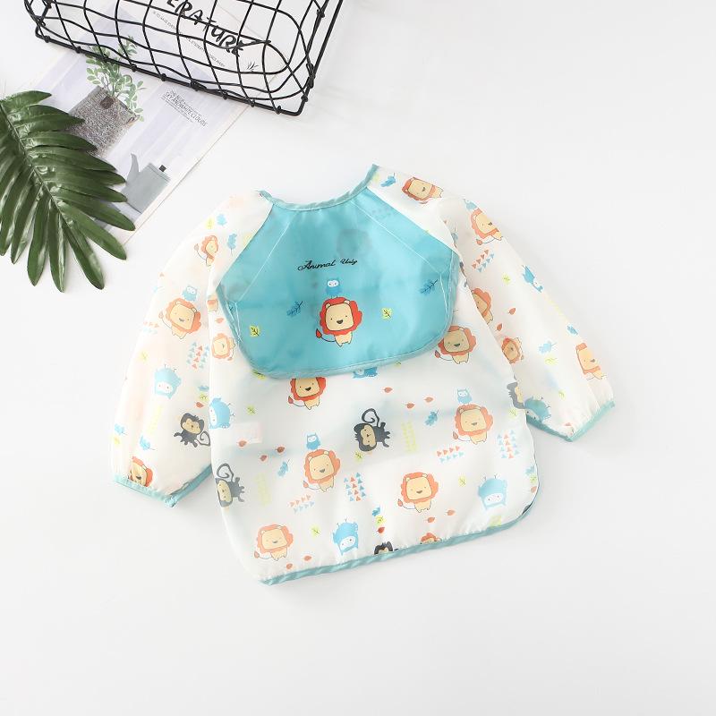 Umbrella Toddler Waterproof Long Sleeve Bib Smock