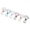 2Sets Hollowed Out Design Metal Binder Clip Long Tail Clips Office Hand Book Folder Paper Organizer Stationery Fish Clip