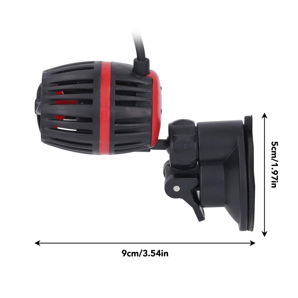 12V Aquarium Wave Maker Pump Create Water Movement ABS Quiet Operation 4 Gears Variable Frequency Fish Tank Circulation Pump