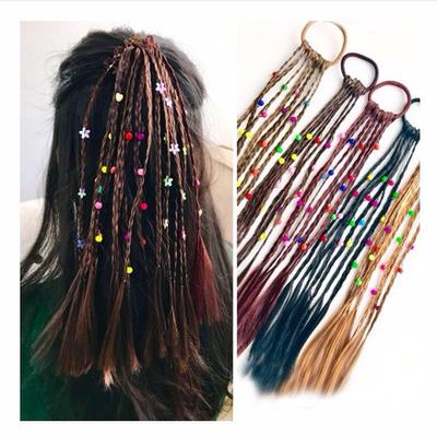 Children's Hair Accessories Handmade Wig Hair Rope Wig Modeling Little Girl Braids Balls Wig