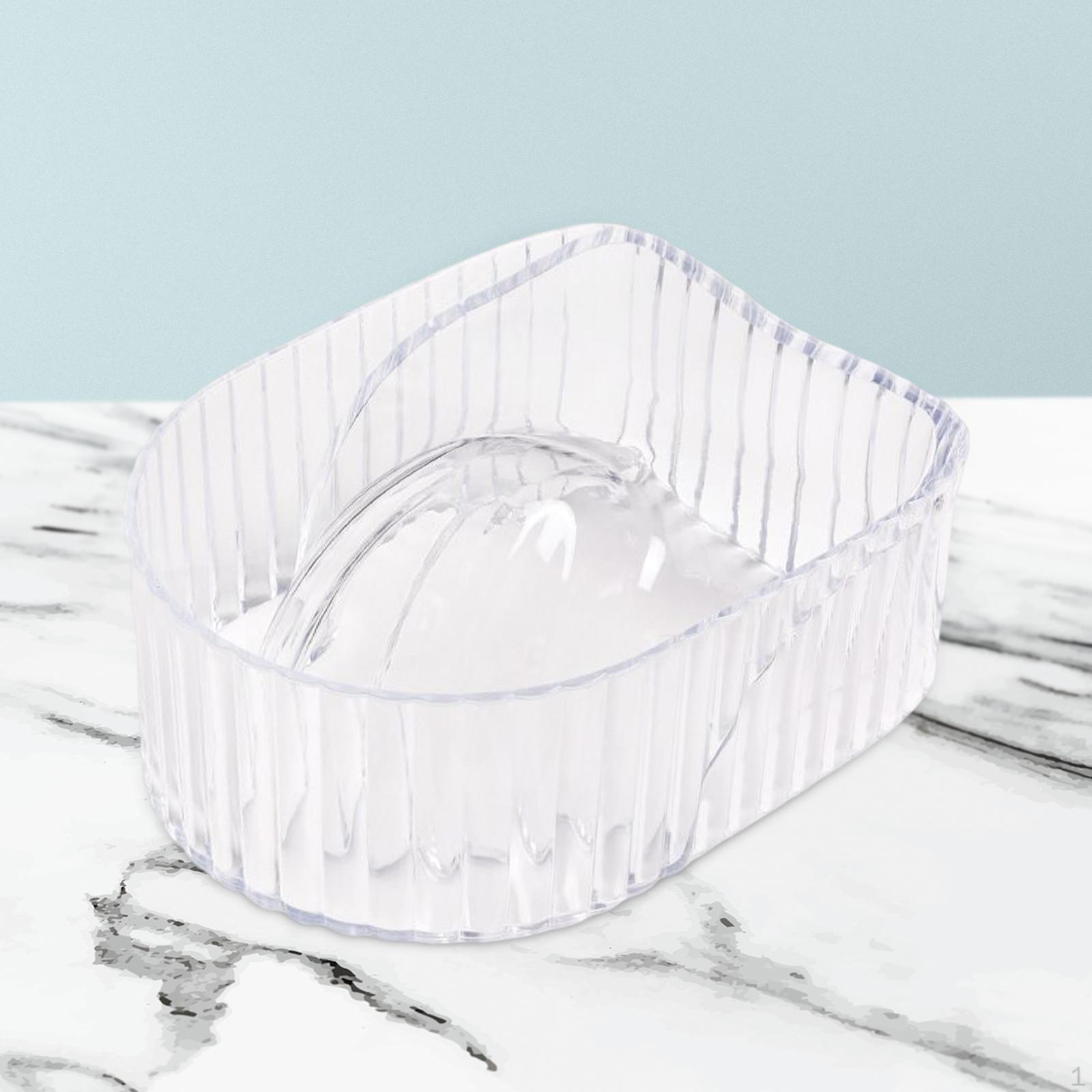 Deep Clean Soaking Bowl for Home Spa Transparent