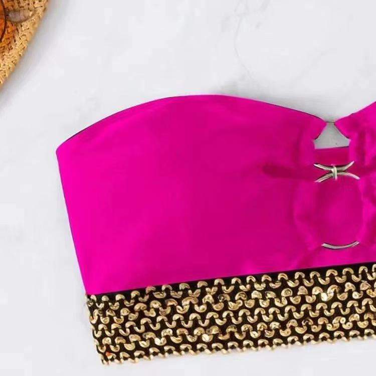 2023 European & American Split Bikini: Sexy Hollow-Out Beach Swimsuit