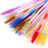 50Pcs Silicone Eyelash Brushes Makeup Tools Eyelash Makeup Brush Spoolers Eyebrow Comb  Girl