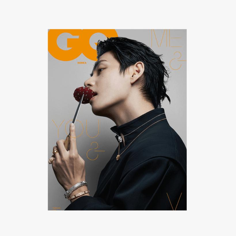 GQ Korea Magazine February BTS V Cover