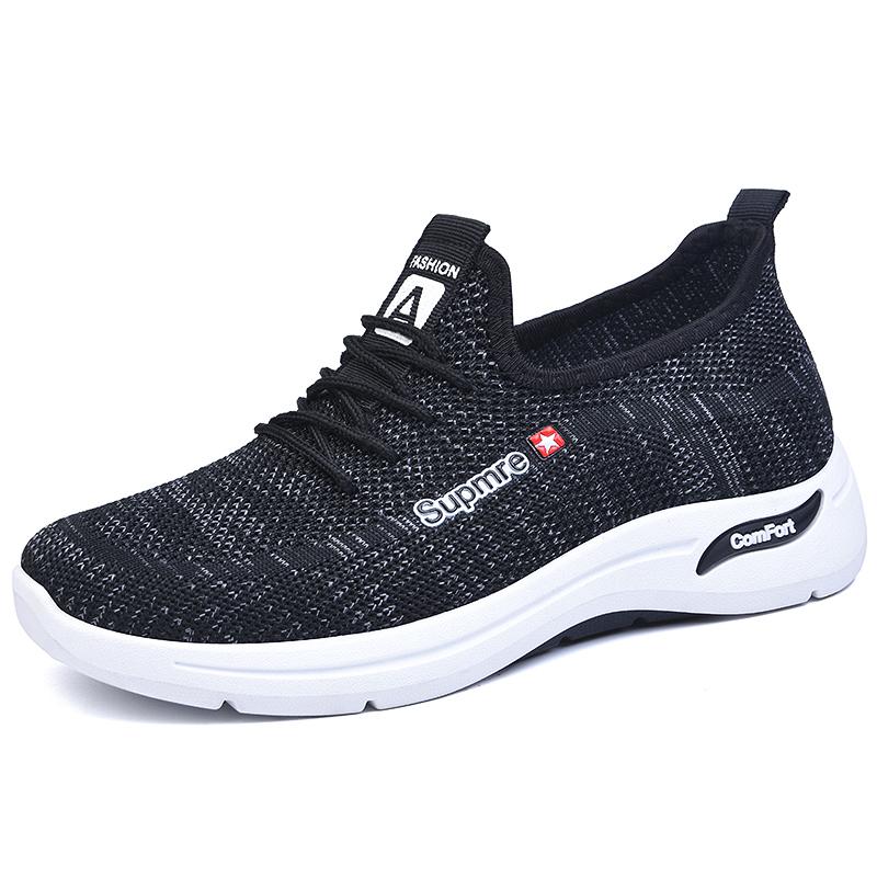 Moda 2024 Nuovo Stile Quattro Stagioni Scarpe da Donna Primavera Estate Moda Intrecciato Volante con Lacci Scarpe Sportive Casual Sneakers Traspiranti