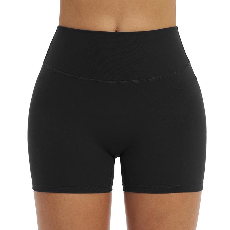 Women's High Waist Tummy Control Yoga Shorts - Butt Lifting, Knit Tight, Ideal for Running and Sports