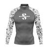 SCUBAPRO Muta Uomo UPF + 50 Protezione Solare da Spiaggia Costume da Bagno Manica Lunga Sport da Surf Anti-Medusa