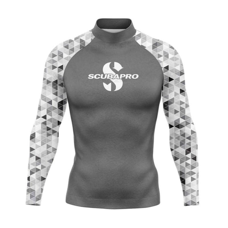 SCUBAPRO Muta Uomo UPF + 50 Protezione Solare da Spiaggia Costume da Bagno Manica Lunga Sport da Surf Anti-Medusa