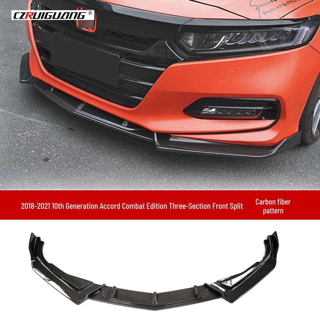 2018 Accord 10. Generation Aggressives Kit: Frontlippe, Splitter, Heckflügel, Dachspoiler, Hecklippe, Seitenschweller.