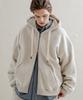 Wv Project Neo Cozy Zip-Up Hoodie Oatmeal Jjhd7647
