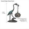 Red-crowned Crane Indoor Aromatherapy Gifts Chinese Style Incense Burner Zinc Alloy Good Symbolism Incense Holder Accessories