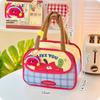 Cute Lunch Box Bag For Woman Office Kids School Portable Insulating Thermal Lunch Box Bag Large Bento Pouch Food Storage Bag