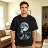 Unisex Unisex T Shirt Howling At The Moon Tuxedo Cats TShirts Hip Hop Summer Tee Shirt Y2K Casual Pure Cotton Tops Gift Idea