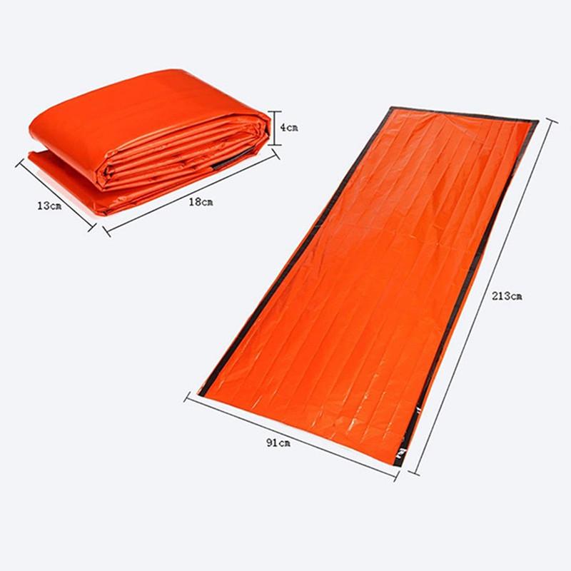 First-Aid Sleeping Bags Outdoor Portable Pe Aluminum Film Emergency Tent Insulation Moisture Proof Pad Sun Protection