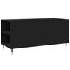  Coffee Table, Black, 102x44.5x50 Cm, Wood-based Material