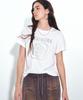 Nigaennikol Rose Nicole Label Slim Top_White Silver