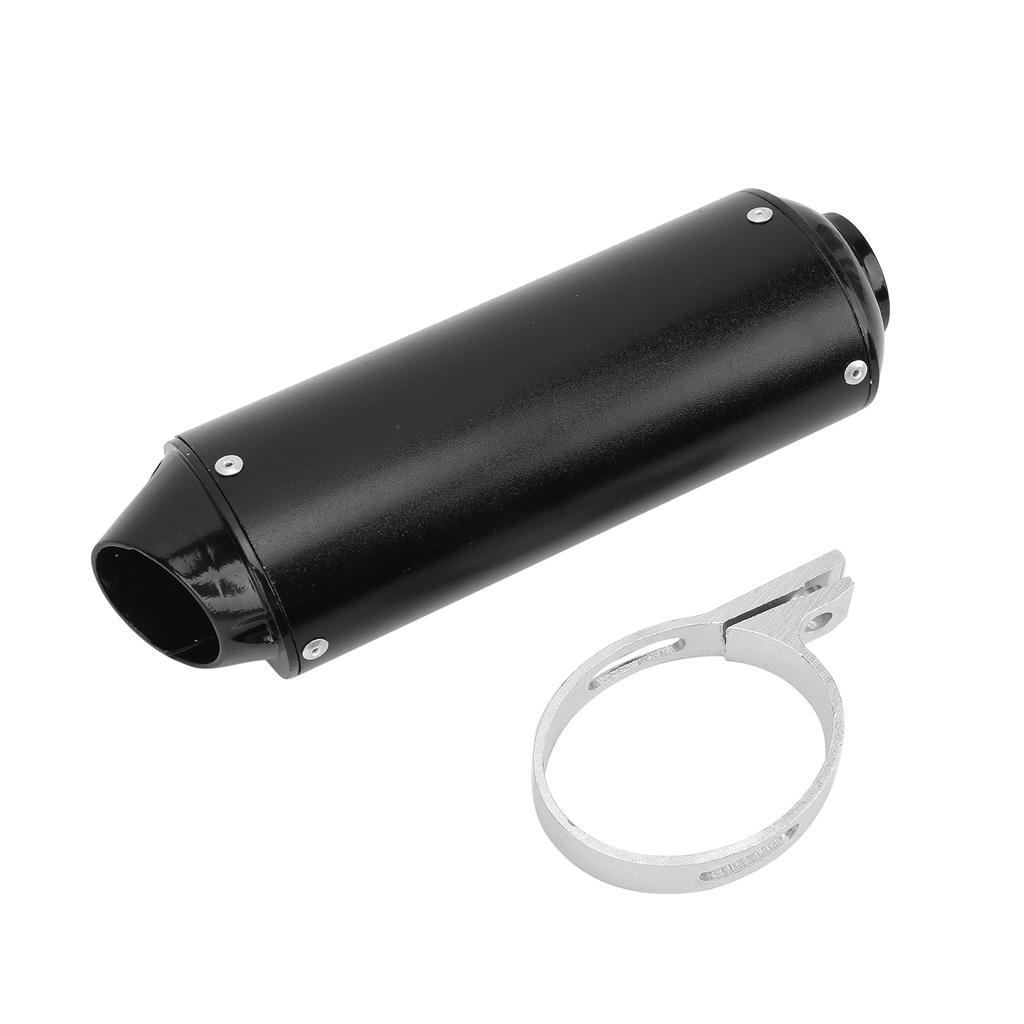 32mm 1.3in Exhaust Pipe Muffler Silencer Black for 90cc 110cc 125cc 150cc 160cc ATV Pit Bike Motorcycle